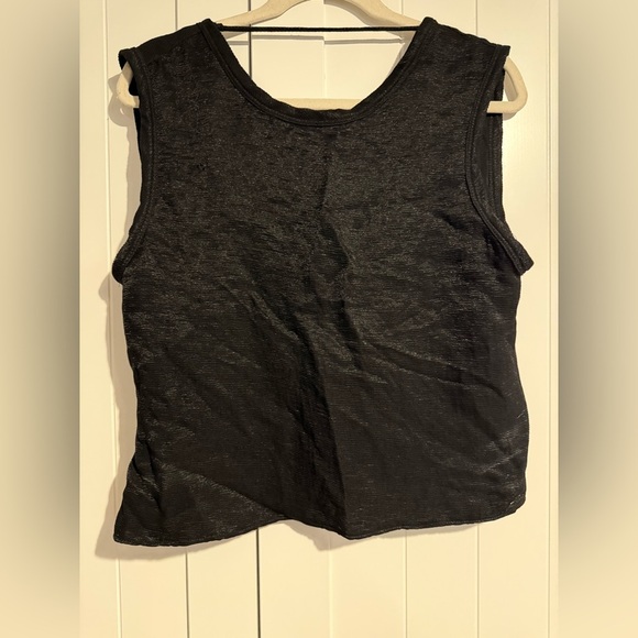 Zara Black Twist Front Tank Top - Picture 4 of 6